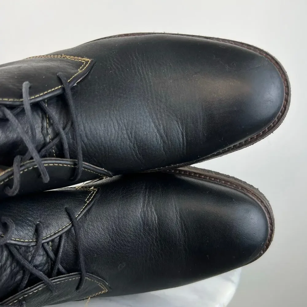 Johnston & Murphy Men's Copeland Black Leather Chukka Boot 25-2021 (Sz 12)